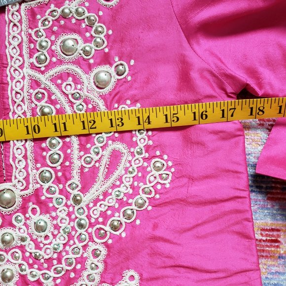 Beaded Silk Tunic - from Barney's NY - Picture 6 of 9